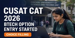 CUSAT CAT 2026 BTech Option Registration Begins at admissions cusat ac in
